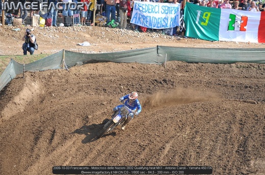 2009-10-03 Franciacorta - Motocross delle Nazioni 2832 Qualifying heat MX1 - Antonio Cairoli - Yamaha 450 ITA